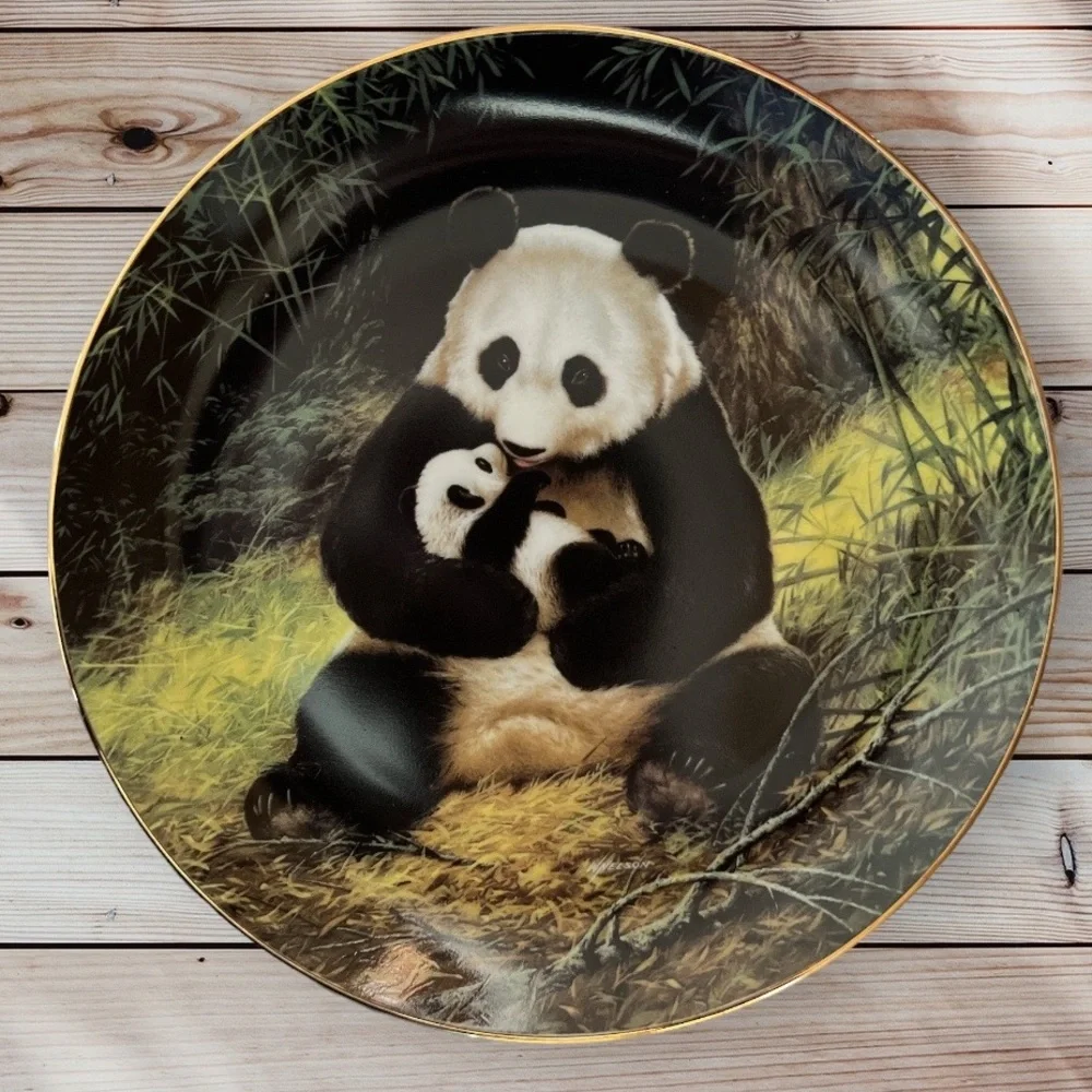 Home Decor “The Panda” by Will Nelson collector plate 1988